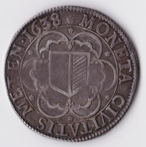 1638 c v r thaler de metz aigle bicephale