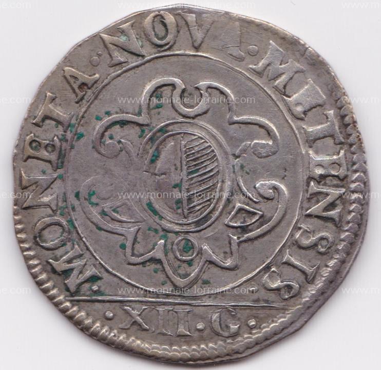 1661 franc 12 gros cite de metz r