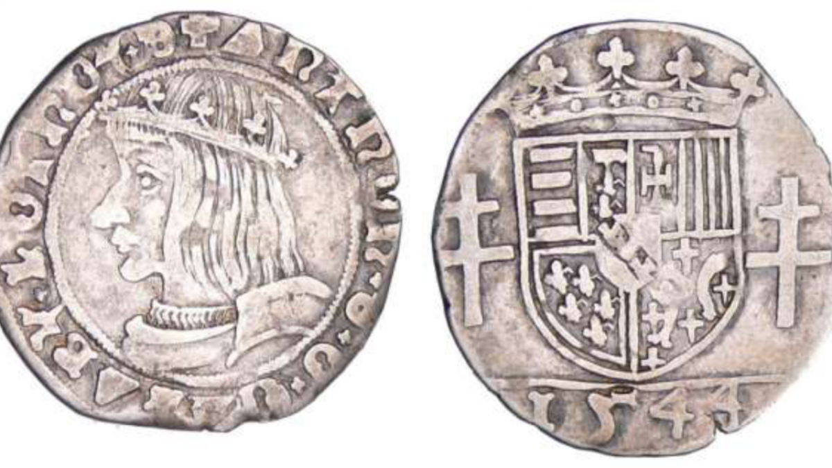 Quart de teston d'antoine 1544
