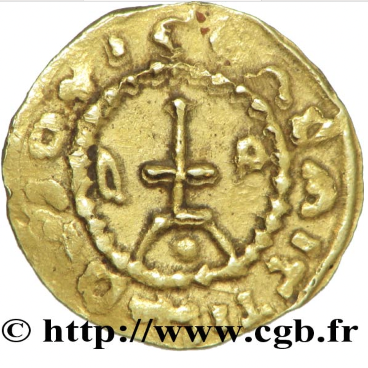 R DIEUZE - Triens du monétaire BOCCICHILDO (vers 585-620)