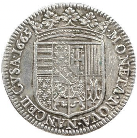 Teston Charles IV 1665 A