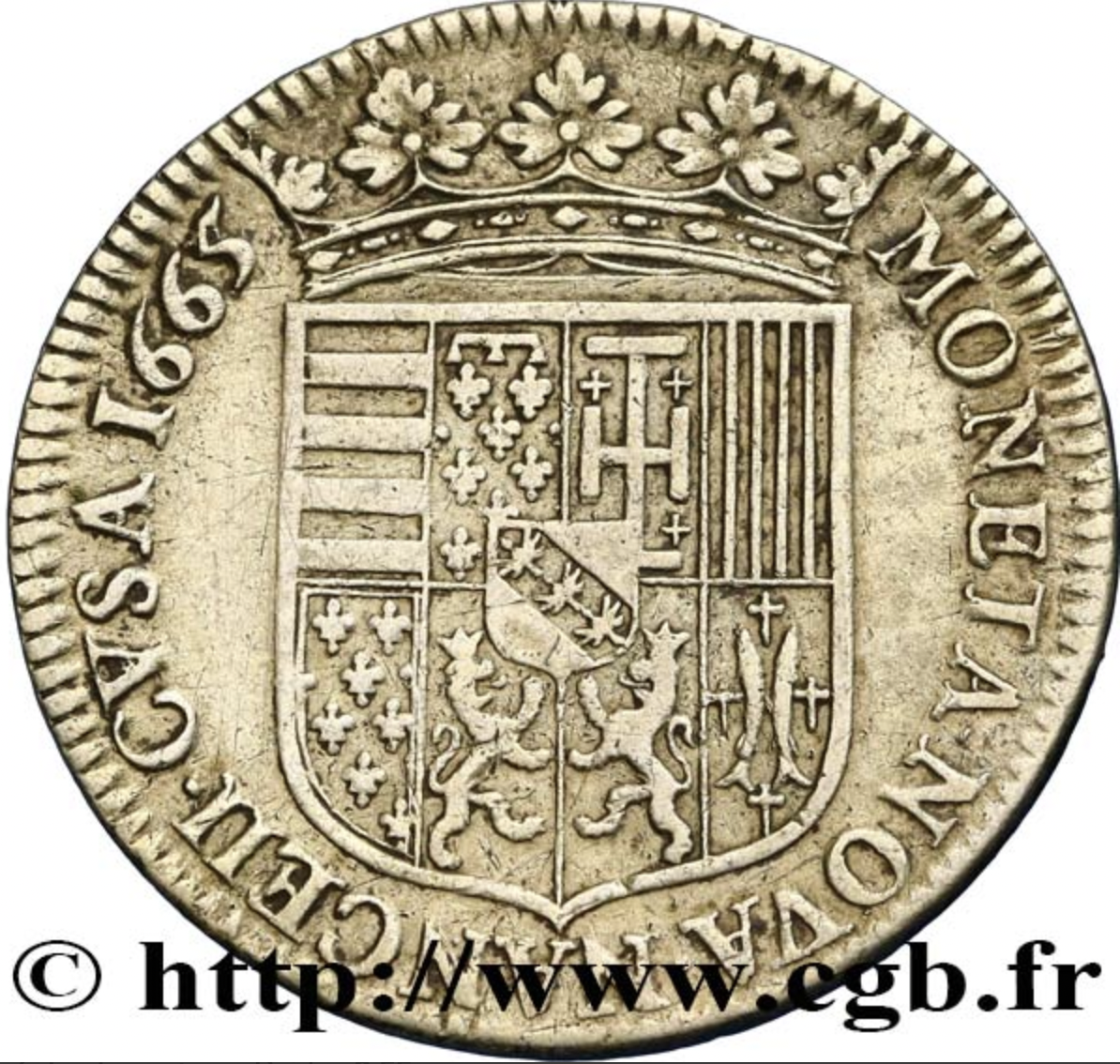 1665 V Teston Charles IV R